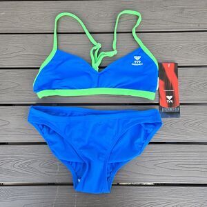 TYR Blue Bikini for Active Swimming